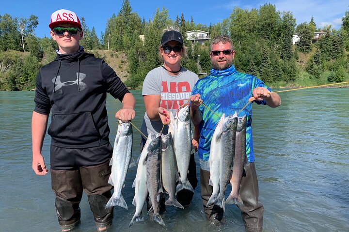 Full day Alaska Salmon Fishing on the Kenai Peninsula