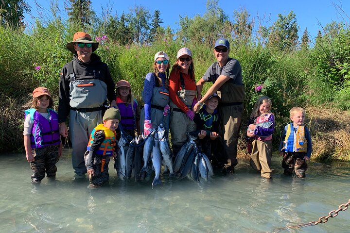 Full day Alaska Salmon Fishing on the Kenai Peninsula