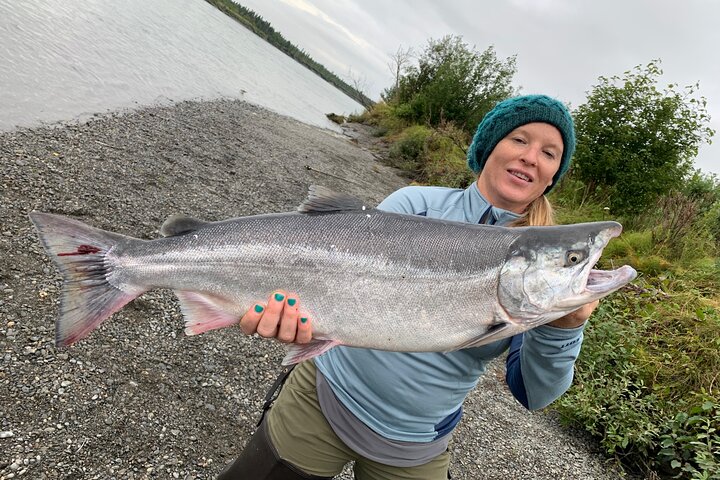 Full day Alaska Salmon Fishing on the Kenai Peninsula