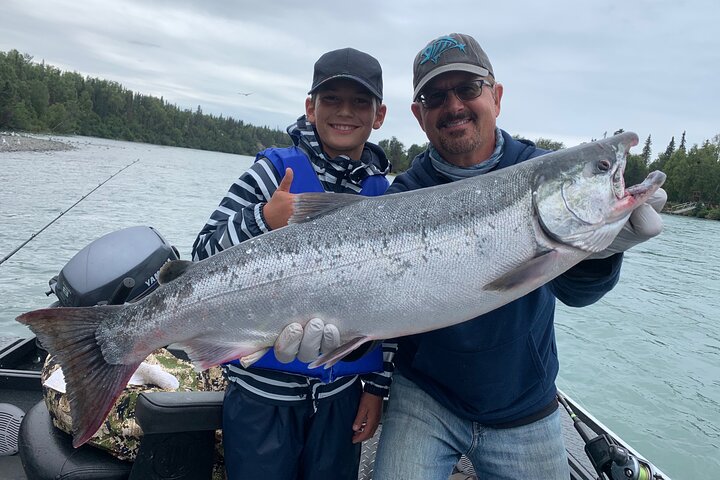 Full day Alaska Salmon Fishing on the Kenai Peninsula