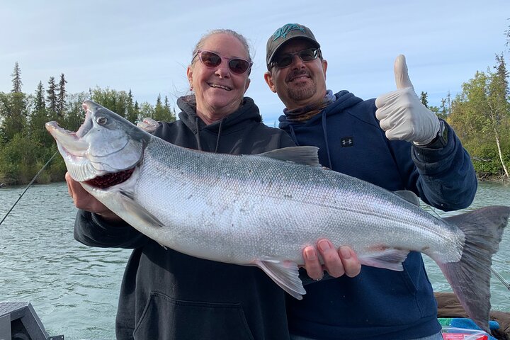 Full day Alaska Salmon Fishing on the Kenai Peninsula