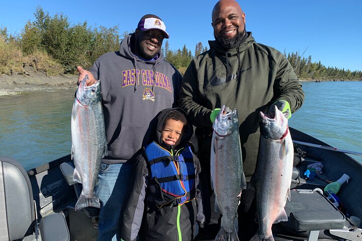 Full day Alaska Salmon Fishing on the Kenai Peninsula