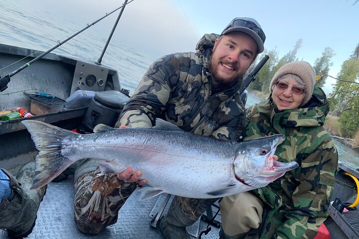 Full day Alaska Salmon Fishing on the Kenai Peninsula