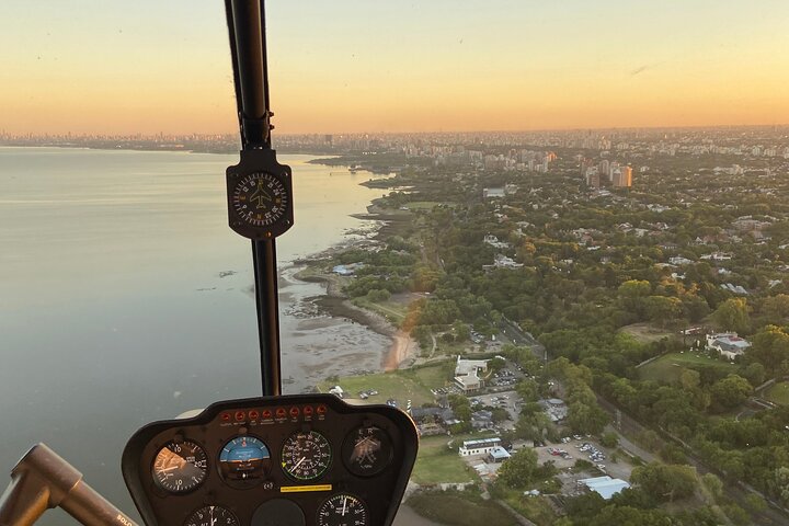 Private Helicopter Flight over the City of Buenos Aires