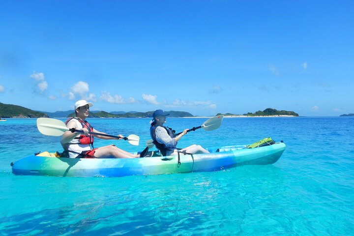 Half-day kayak tour on the Kerama Islands and Zamami Island