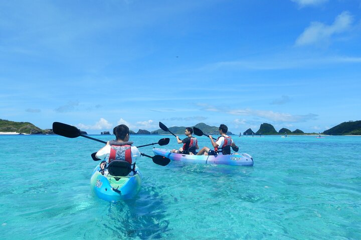 Half-day kayak tour on the Kerama Islands and Zamami Island