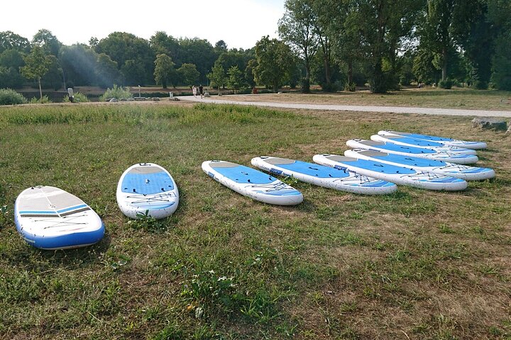 SUP BASIC COURSE Stuttgart Neckar Stand Up Paddling / Paddling Adventure Jones Tours
