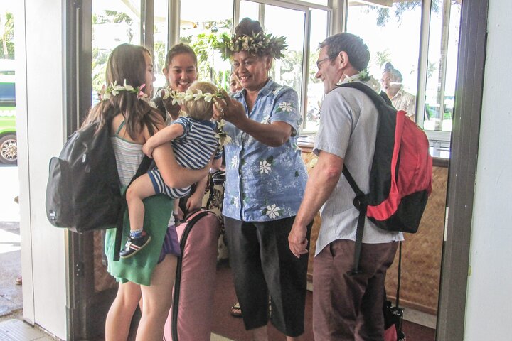 Rarotonga International Arrivals Seat in Coach Transfer