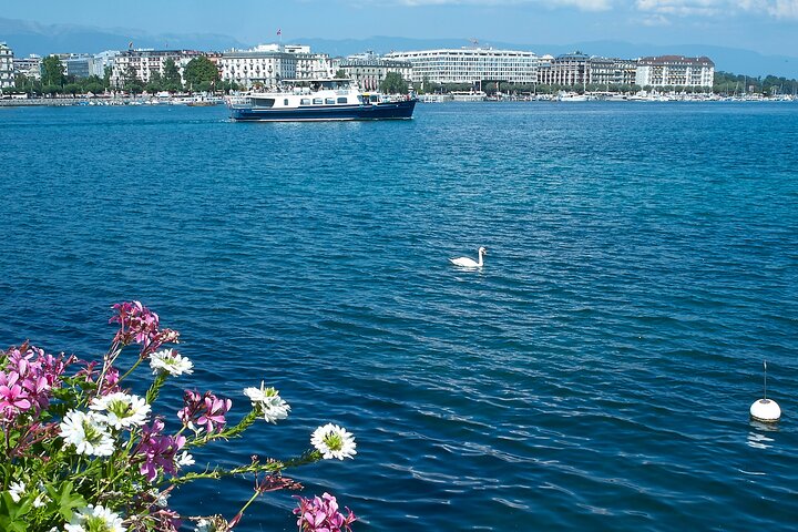 Audioguided sightseeing cruise of Geneva