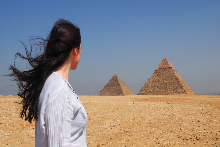 Private Day from Sharm to Cairo by plane, all entrance fees, Camel, Lunch, Guide