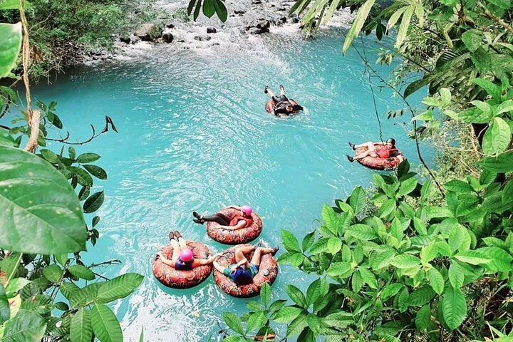 Rio Celeste Combo: River Tubing+Blue Waterfall+Exotic Wildlife