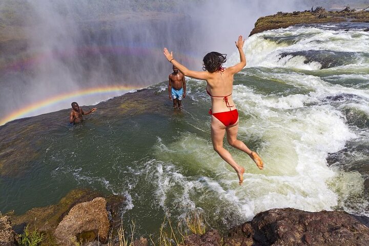 Devil's pool Livingstone Island Tour