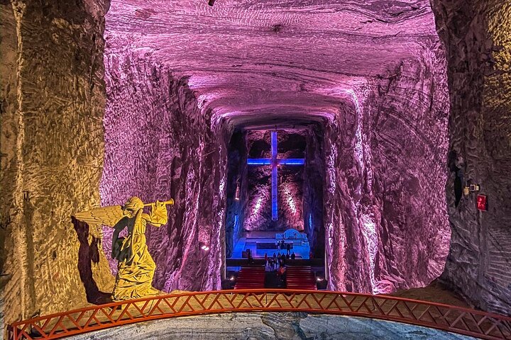 From hotel Gastronomic Zipaquira and salt cathedral (group tour)