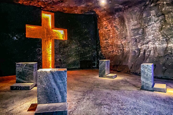 From hotel Gastronomic Zipaquira and salt cathedral (group tour)