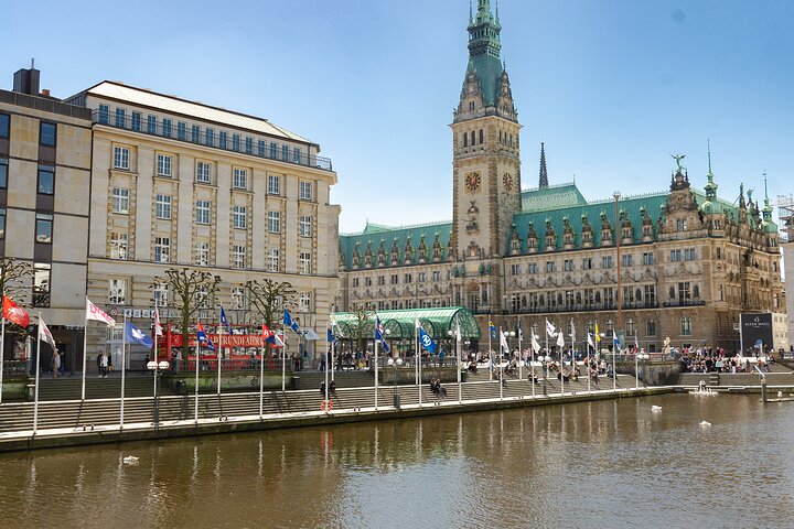 Hamburg Hop-on Hop-off Sightseeing Tour on Red Double Decker Bus