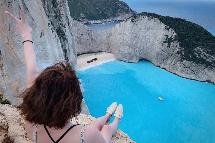 Zakynthos All Day Tour Shipwreck beach, view point-Blue Caves