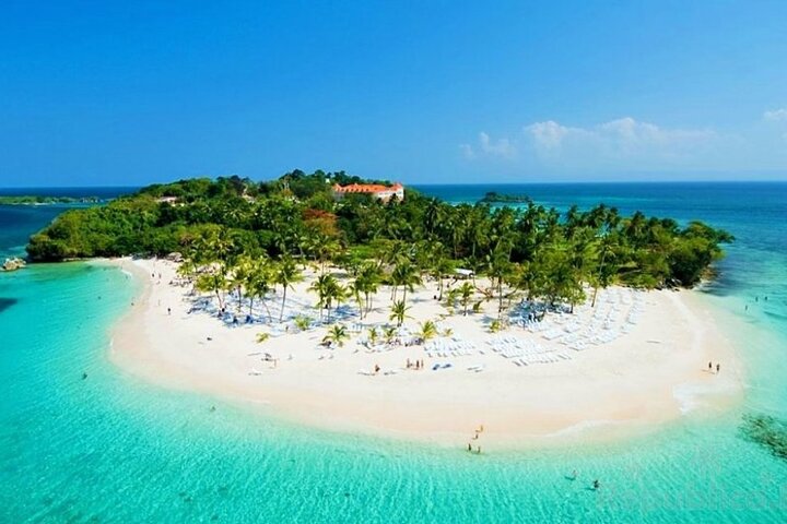 Adventure in the bay of samana and waterfall El limon from punta cana