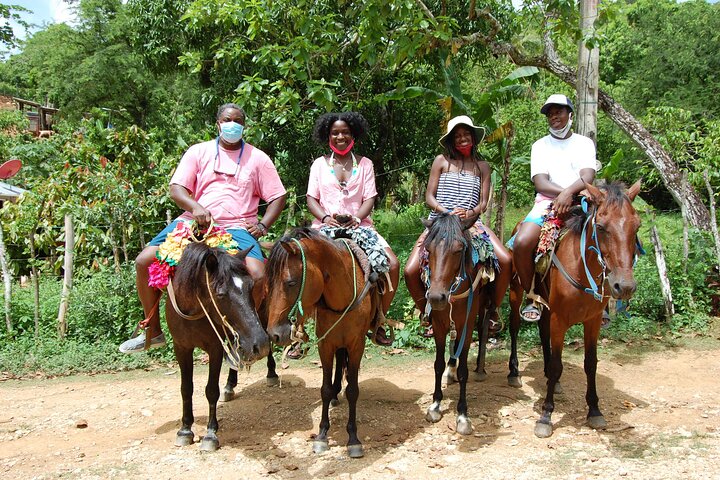 Adventure in the bay of samana and waterfall El limon from punta cana