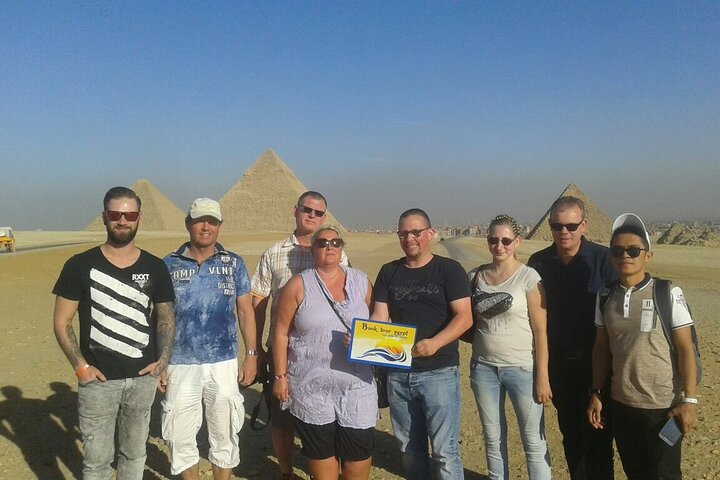 Hurghada Cairo Pyramids & GEM excursion by plane - Small group