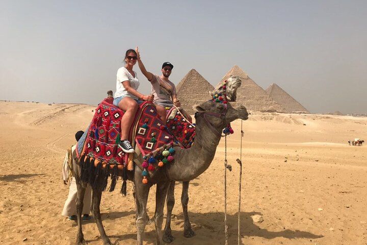 Grand Egyptian Museum & Pyramids & sphinx from Sharm el Sheikh