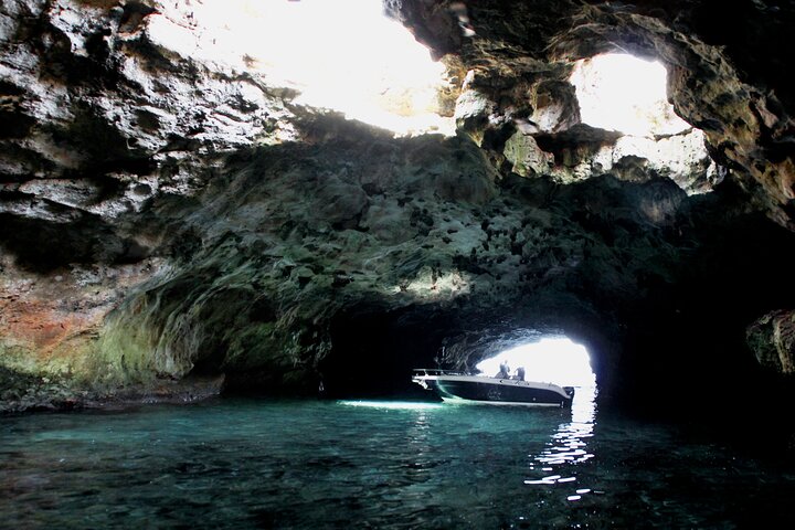 Polignano a Mare boat tour emotions, caves, diving and appetizers