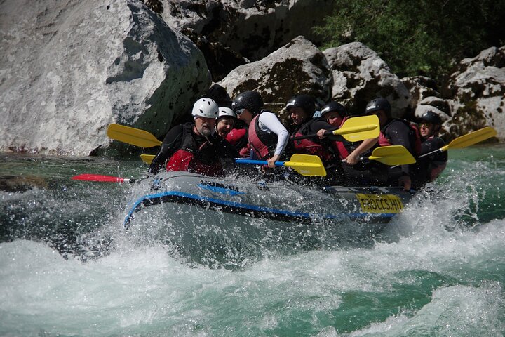 Soča River Rafting in Bovec with Professional Photo Service