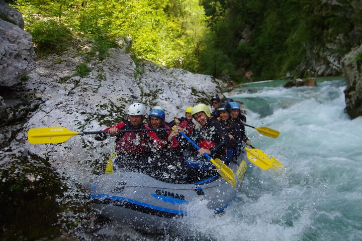 Soča River Rafting in Bovec with Professional Photo Service