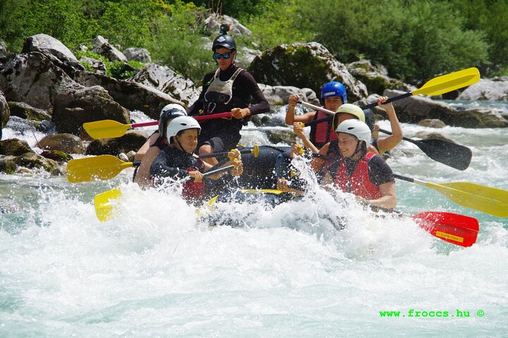 Soča River Rafting in Bovec with Professional Photo Service