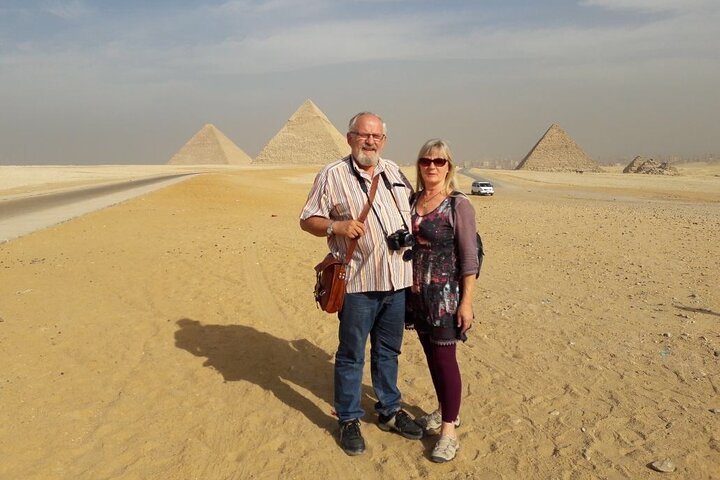 Hurghada Cairo Pyramids & GEM excursion by plane - Small group