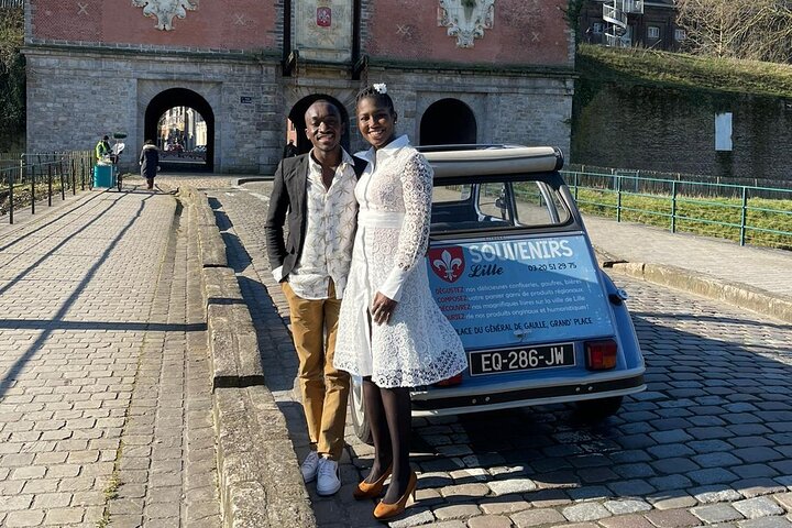 1 Hour Private Lille Tour by Convertible 2CV with a Local Products Tasting