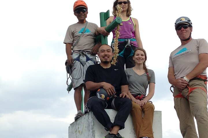 Climb the historic Via Ferrata when visiting Peña de Bernal!