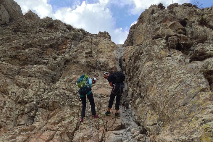 Climb the historic Via Ferrata when visiting Peña de Bernal!