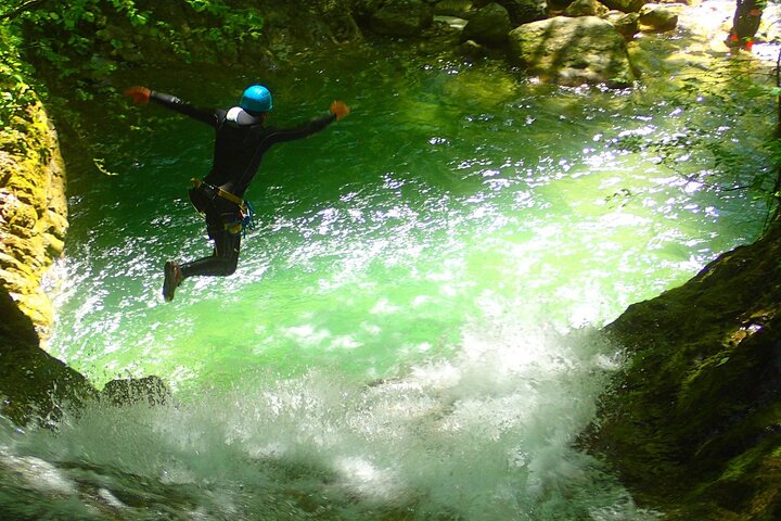 Furon discovery canyon in the heart of the Vercors massif
