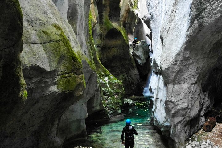 Furon discovery canyon in the heart of the Vercors massif