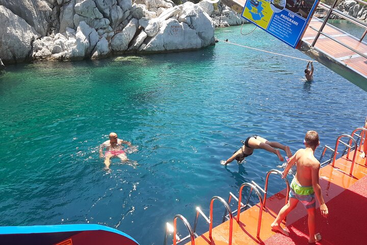 Full-Day Boat trip marmaris / Day trip by Glass bottom