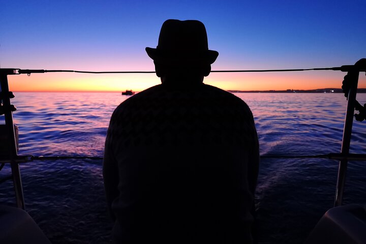 Sunset on a Luxury Sailing Yacht from Vilamoura (Max 12 Guests)
