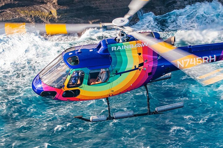 Oahu: 60 Min Royal Crown Helicopter Tour - Doors Off or On