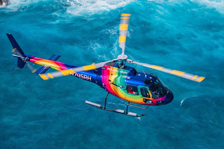 Oahu: 60 Min Royal Crown Helicopter Tour - Doors Off or On