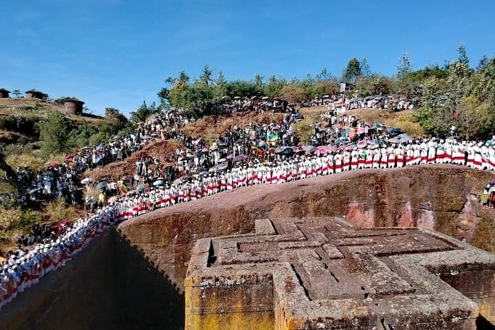 Visiting churches of lalibela