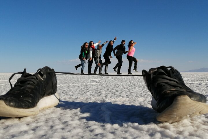 Uyuni Salt Flat 1 Day Tour +Sunset in the Salt Water Region with Mirror Effect