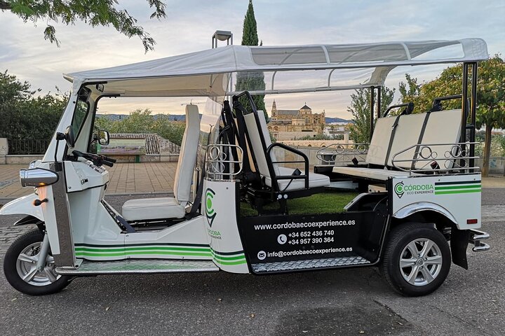 Tuk tuk route through Córdoba