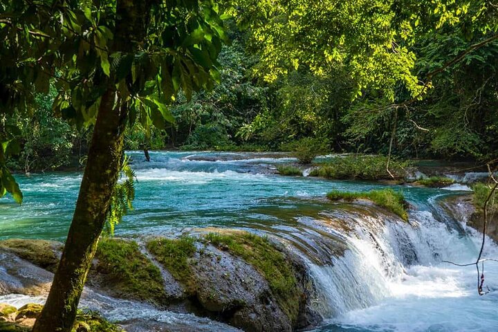 From Palenque to Zona Arq. De Palenque, Misol Ha and Agua Azul