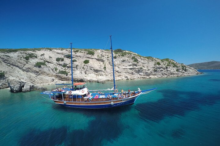 Full Day 3-Island Boat Cruise from Port of Kos