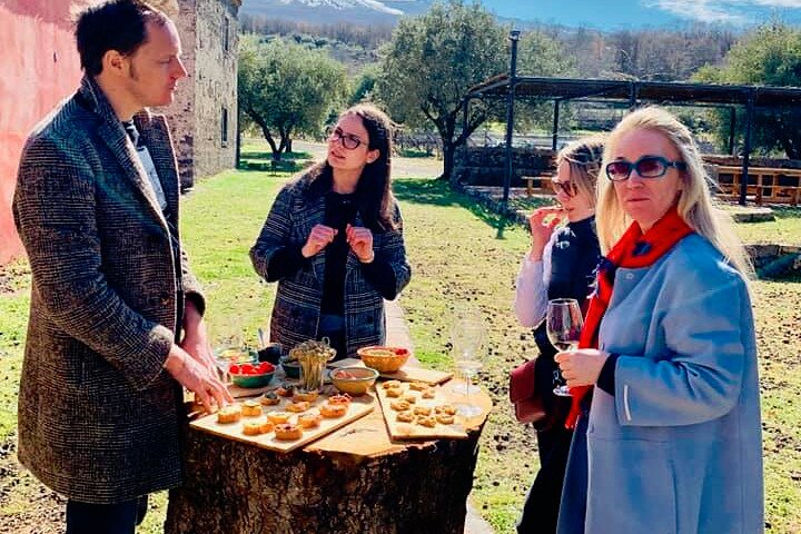 Private 6-Hour Tour of Three Etna Wineries with food&wine tasting