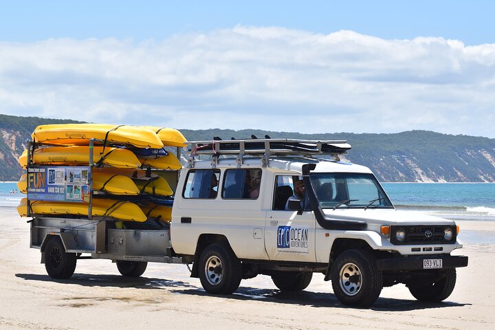 Rainbow Beach: Stand Up Paddle Board 4x4 Tour Double Island Point