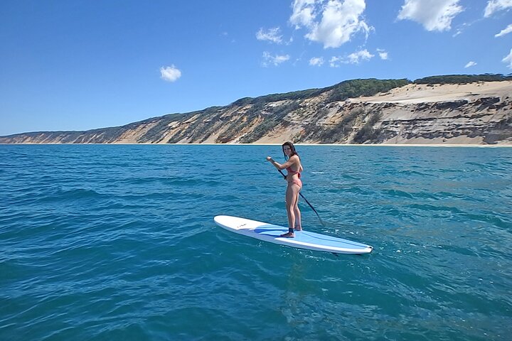Rainbow Beach: Stand Up Paddle Board 4x4 Tour Double Island Point