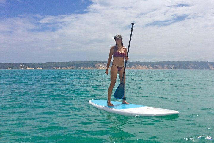 Rainbow Beach: Stand Up Paddle Board 4x4 Tour Double Island Point