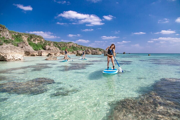 Okinawa Miyako Full Day Sea Turtle Snorkel and SUP or Canoe