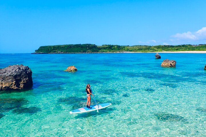 Okinawa Miyako Full Day Sea Turtle Snorkel and SUP or Canoe