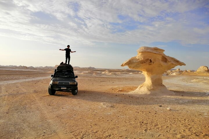 2-Day Bahariya Oasis White and Black Overnight Camping Jeep Tour